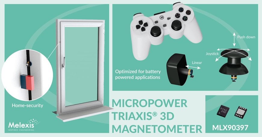 3D-magnetometer optimized for battery powered applications 